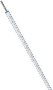 Einzelader 10qmm 50m Ring weiss-blau