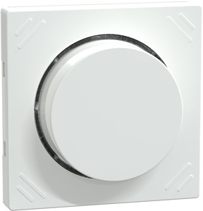 Drehregler-Modul aktivweiss glänzend System M