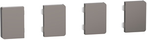 Tastsensor Flex KNX Merten System Design 4fach Wippe Nickelmetallic