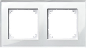 Echtglasrahmen 2-fach M-PLAN brillantweiss