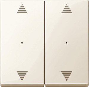 Wippe für Tastermodul 2-fach System M weiss Aufdr.Pfeil Auf/Ab