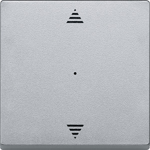 Wippe für Tastermodul 1-fach System M aluminium Aufdruck Pfeil
