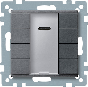 Taster 4-fach plus System M anthrazit