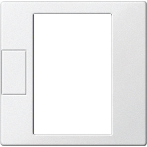 Zentralpl. f.Univer.Temp.-reg.-Ein. m. Touch-Display, polarweiss
