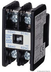 Hilfskontakte. 2S, front aufrastbar , für S(D)-N10 bis 65, SR(D)-N4