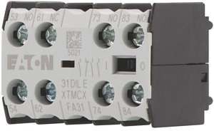 Hilfsschalterbaustein 2-polig 2 Ö Frontbefestigung Schraubklemmen DILEEM