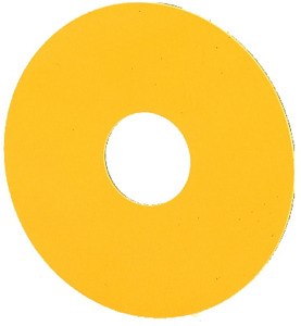 Not-Aus-Schild IP66 Plombierhaube D=90mm blanko