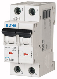 Ausschalter 230/400V 40A 2pol 2TE
