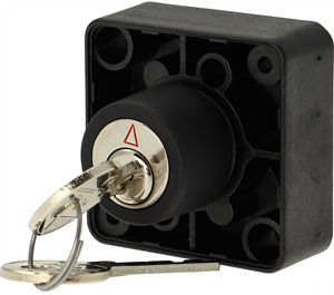 Schlüsselbetätigung abziehbar in alle Stellungen