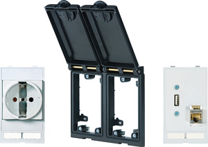 Modlink MSDD-Set: Einbaurahmen 4000 Einsatz 4000-68000-0160000 + 4000-6