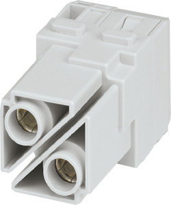 Buchsenmodul, 2-polig, Axialschraub 1000 V, 100 A