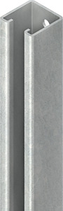 C-Stütze SW 18mm 40x40x810mm pulverbeschichtet ungelocht