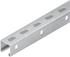 C-Ankerschiene 41x41x4500mm Edelstahl, Werkstoff-Nr.: 1.4301, 1