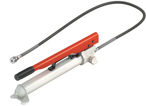 Werkzeug, Hydraulikpumpe, manuell, mit Druckschlauch 2000 mm und Kuppl