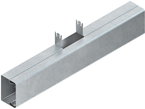 T-Stück m. Deckel 40x40mm bandverzinkt Abgangsb=40mm