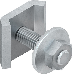 Gitterrinnen Universalverbinder Edelstahl, Werkstoff-Nr.: 1.4401, 1