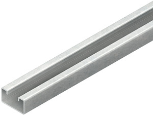 C-Ankerschiene 40x22x2000mm bandverzinkt DIN EN 10346