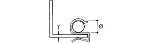 Flanschkabelschelle E-KLIPS Stahl mech.verzinkt/passivi