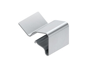 Gitterrinnen-Deckelbefestigungsclip Edelstahl, Werkstoff-Nr.: 1.4310