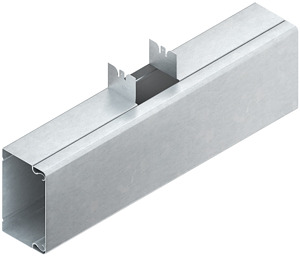 T-Stück m. Deckel 60x60mm bandverzinkt Abgangsb=60mm