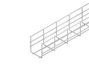 U-Gitterrinne 110x100mm d=45mm blaupassiviert DIN 50 961
