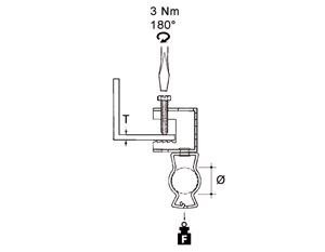Schraubklemme mit Rohrclip E-KLIPS Stahl mech.verzinkt/passivi