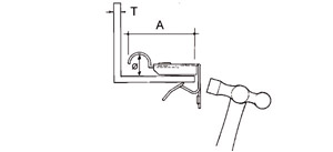 Univ.Flanschkralle m.Rohrschelle E-KLIPS Stahl mech.verzinkt/passivi
