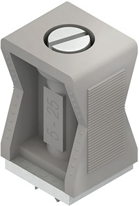 Reihenschelle für Leitungs-Ø 5-25mm Kunststoff PS