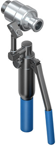 Werkzeug, Handhydr., m. 360° dreh-u nd schwenkb. Zyl. (auf 3 Achsen), A