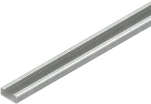 C-Reihenschiene SW 11mm 20x8x1000mm bandverzinkt DIN EN 10346