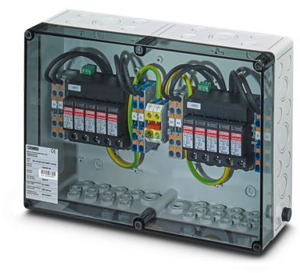 Generatoranschlusskasten für Photov oltaikanlagen bis 1000 V DC zum Ans