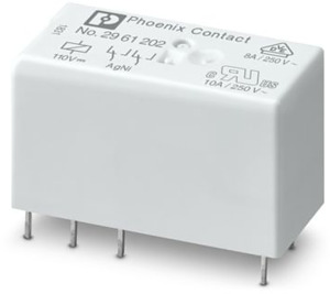 Miniaturrelais 110V DC steckbar 2 Wechsler Leistungskont.