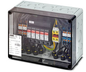 Generatoranschlusskasten bis 1000V 2x2 Strings T1/T2 2 MPP SUNCLIX