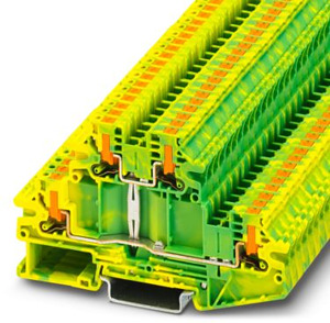 Schutzleiter-Doppelstockklemme, Ans chlussart: Push-in-Anschluss, Anzahl der