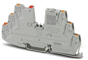 Einkanalige, elektronische Sicherun g zum Schutz von 24 V-Verbrauchern. Einf