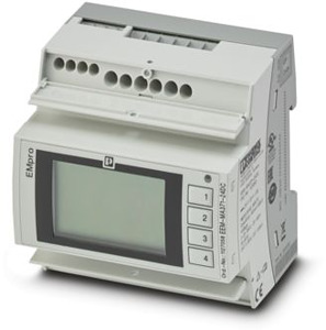 Multifunktionales Energiemessgerät mit 24 V DC Versorgung, direktem Rogowsk