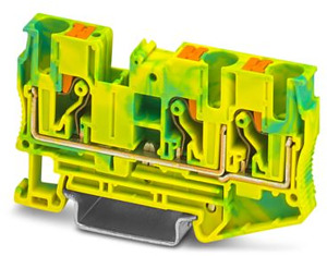 Schutzleiter-Reihenklemme, Anschlus sart: Push-in-Anschluss, Querschnit