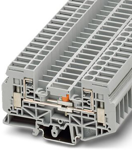 Universal-Prüftrennklemme 6qmm mit Universalfuss Klemmenbr.8,2mm