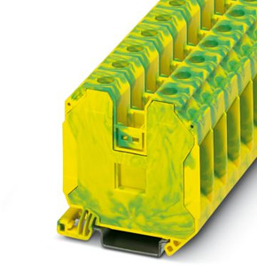 Universal-Schutzleiterklemme 35qmm grün-gelb