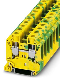 Universal-Schutzleiterklemme 16qmm grün-gelb