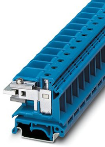 N-Trennklemme m. Universalfuß blau