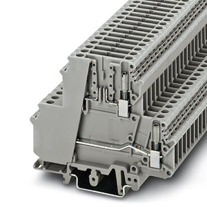 Doppelstock-Grundklemme 4qmm für Bauelemente-u.Sicherungsstecker