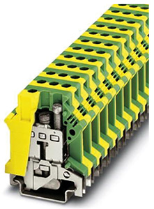 Schutzleiterklemme 16qmm grün-gelb Klemmenbreite 12,2mm