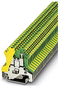 Schutzleiterklemme 2,5qmm grün-gelb Klemmenbreite 5,2mm