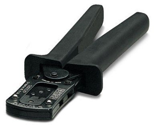 Presszange 0,08-,56qmm f.gerollte Steckverbinderkontakte