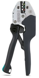 Quetschzange, kompakter Zangenkörpe r, für isolierte Kabelschuhe (hellg