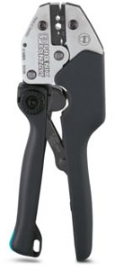 Presszange, kompakter Zangenkörper, Koaxial-Steckverbinder 0,7 mm, 1,07