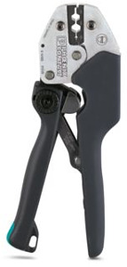 Presszange, kompakter Zangenkörper, Koaxial-Steckverbinder 1,69 mm, 5,4