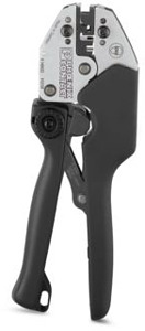 Crimpzange, für nicht isolierte abg ewinkelte Flachsteckhülsen 2,8 und