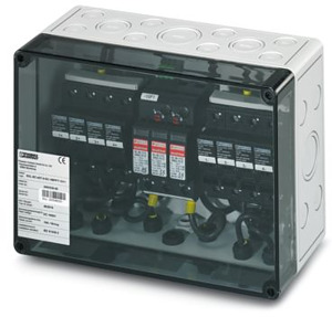 Generatoranschlusskasten bis 1000V 1x4 Strings T1/T2 SUNCLIX